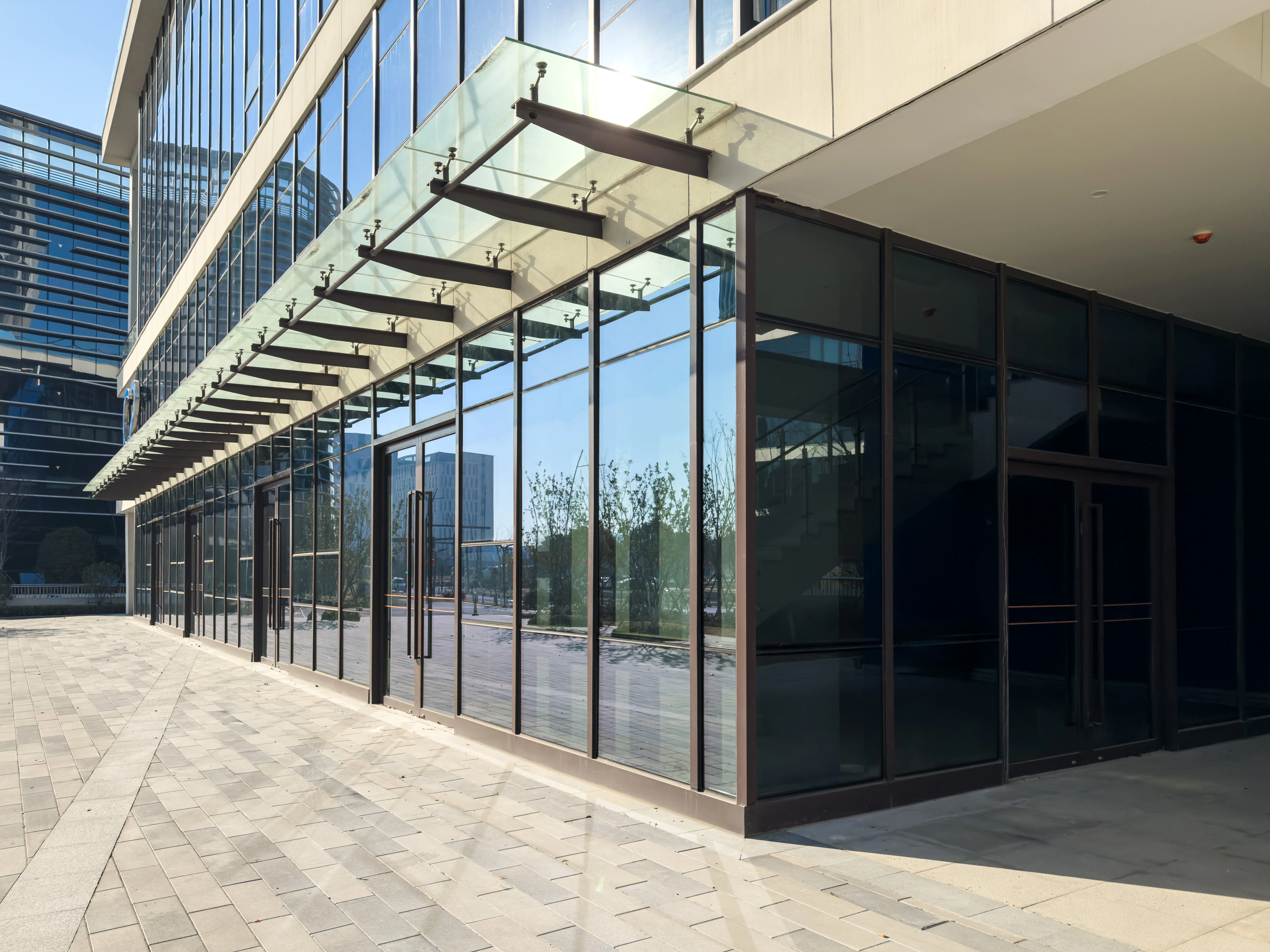Aluminum-Framed Glass Entrances